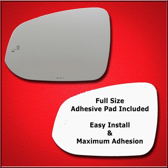 Mirror Glass + Full Adhesive for 14-19 Toyota High
