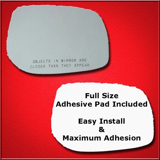 Mirror Glass Replacement + Full Adhesive for 09-13