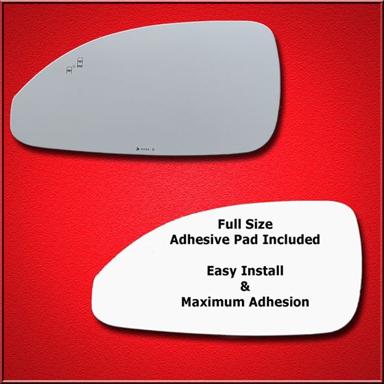 Mirror Glass Replacement + Full Adhesive for 13-17