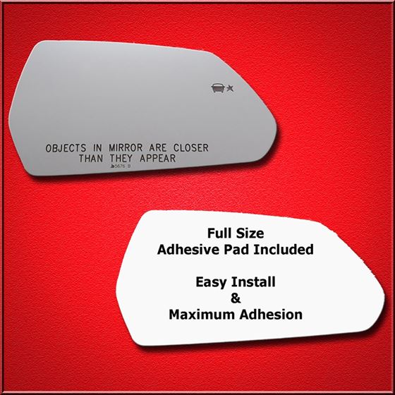 Mirror Glass + Full Adhesive for 16-19 Chevrolet C