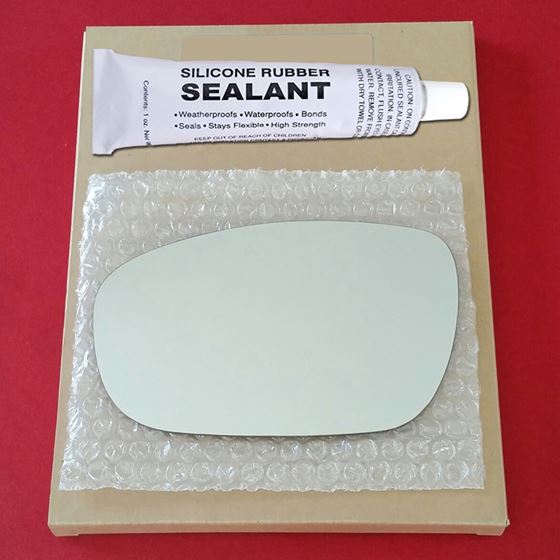 Mirror Glass Replacement + Silicone Adhesive for 3