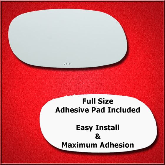 Mirror Glass + Full Adhesive for Camaro, Monza, Ve