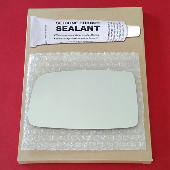 Mirror Glass Replacement + Silicone Adhesive for M