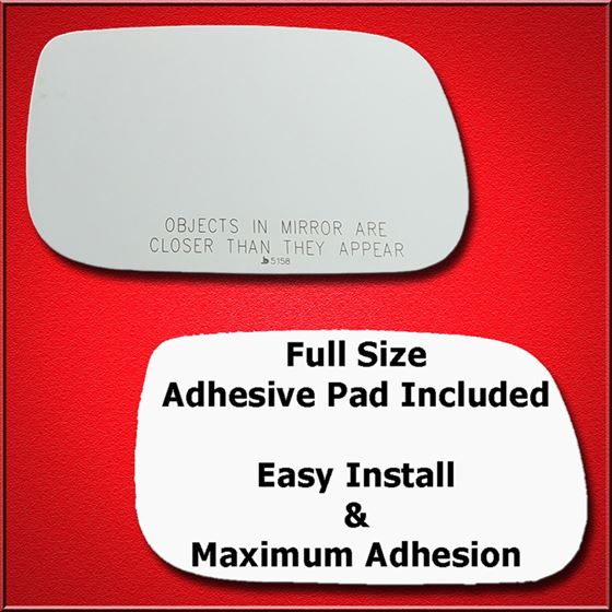 Mirror Glass Replacement + Full Adhesive for 04-04