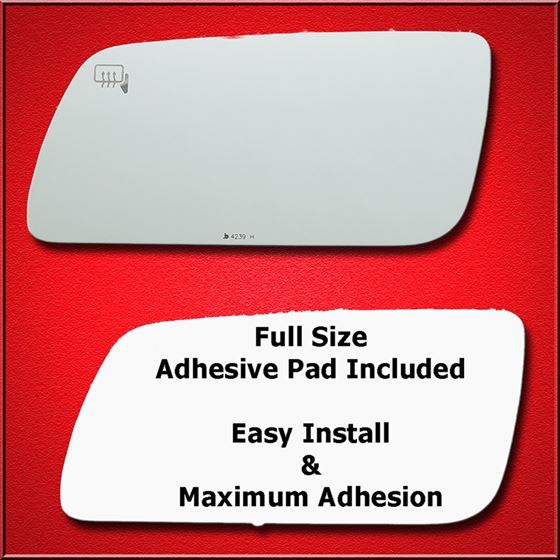 Mirror Glass + Full Adhesive for 09-12 Ford Flex D