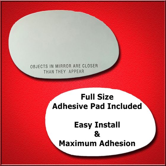 Mirror Glass Replacement + Full Adhesive for 01-03
