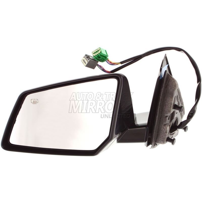 Fits 07-14 GMC Acadia Driver Side Mirror Replacement - Heated - Power Folding - With Memory 2014 Gmc Acadia Driver Side Mirror Replacement