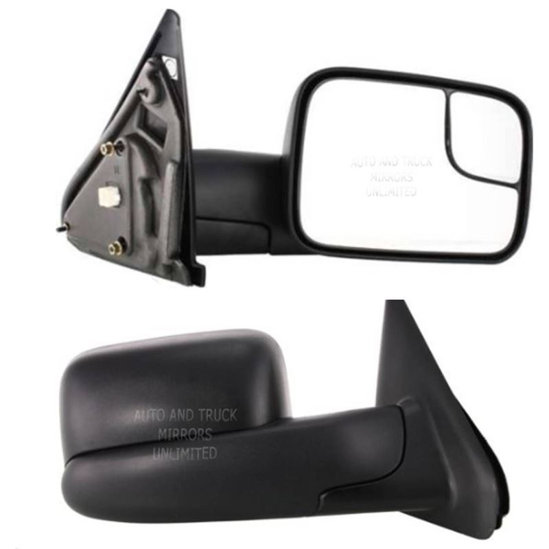 Fits 02-10 Dodge Pickup Passenger Side Mirror Assembly